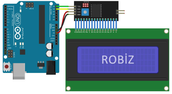 20x4 IIC Serial Blue LCD 2004A