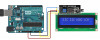 I2C 1602A Blue Lcd