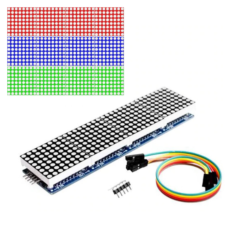 MAX7219 4-Unit Dot Matrix Module