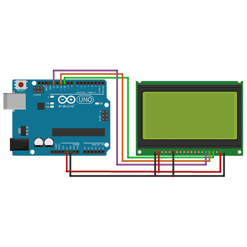 12864B V2.0 Mavi Grafik Lcd Modül