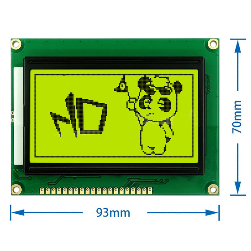 12864B V2.0 Green Graphic Lcd Module