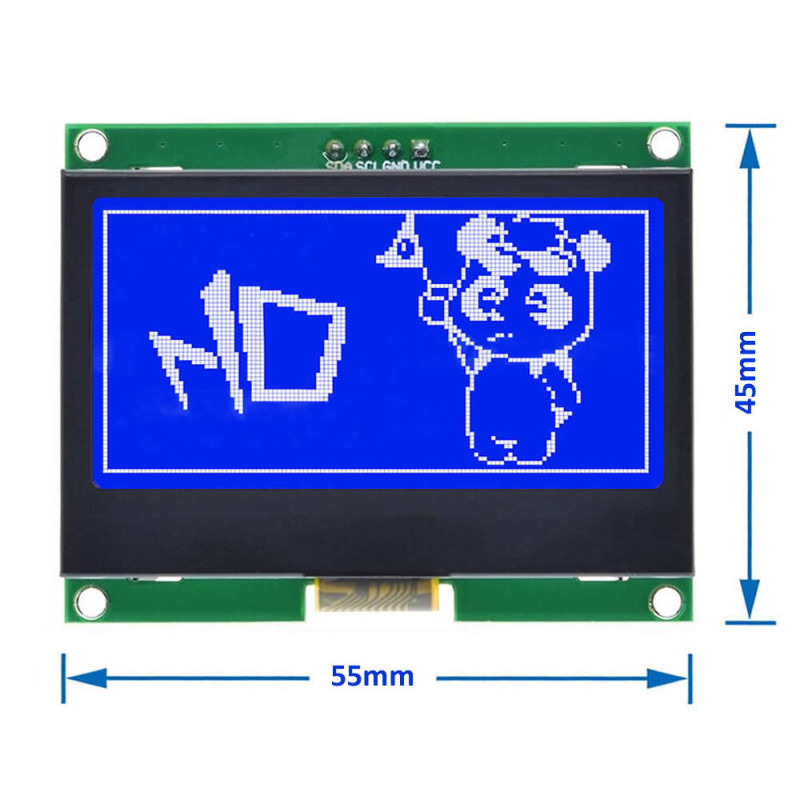 IIC GM12864 Glcd Blue