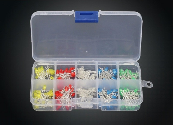 100 pcs 5mm Led Set Boxed