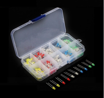 100 pcs 5mm Led Set Boxed