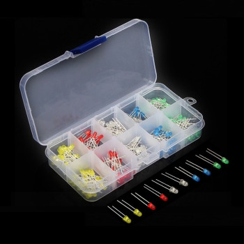 100 pcs 5mm Led Set Boxed