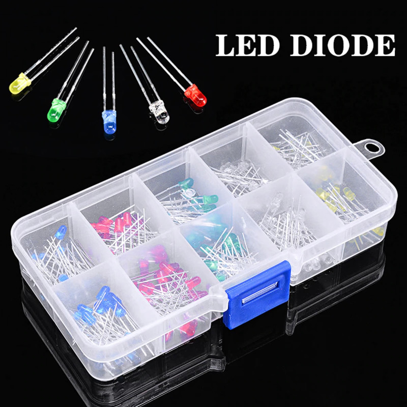 100 pcs 5mm Led Set Boxed