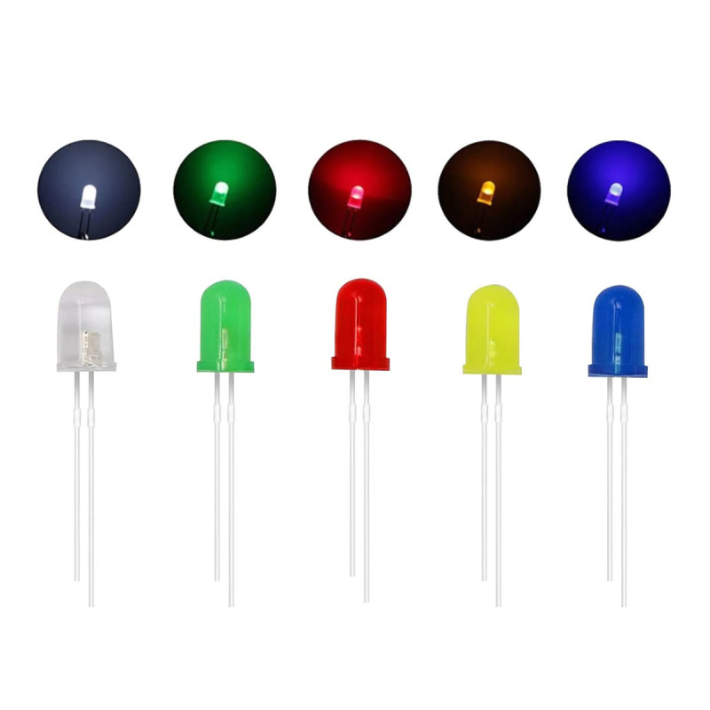 100 pcs 5mm Led Set Boxed