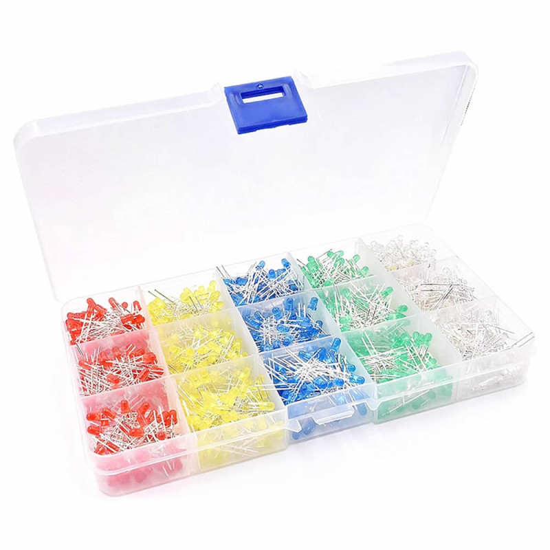 500 Pcs 5mm Led Set Boxed