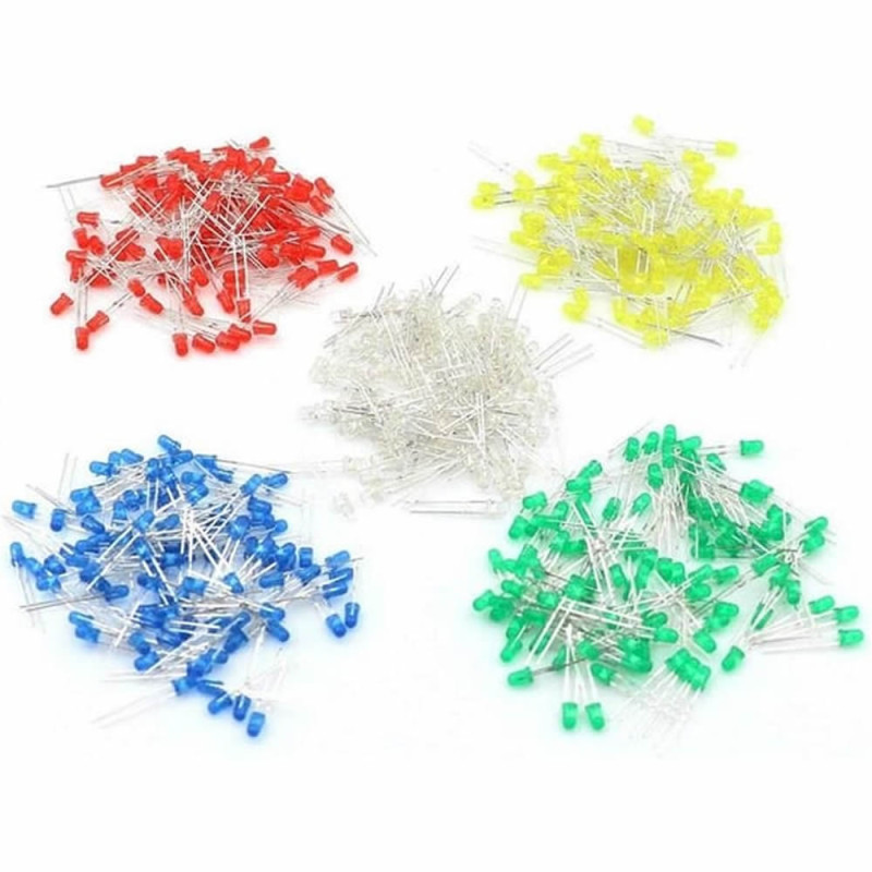 500 Pcs 5mm Led Set Boxed