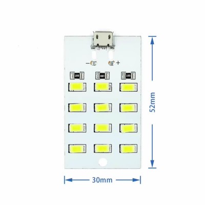 5730 5V 12 Led Kartı Microusb 5730 5V 12 Led Kartı Microusb
