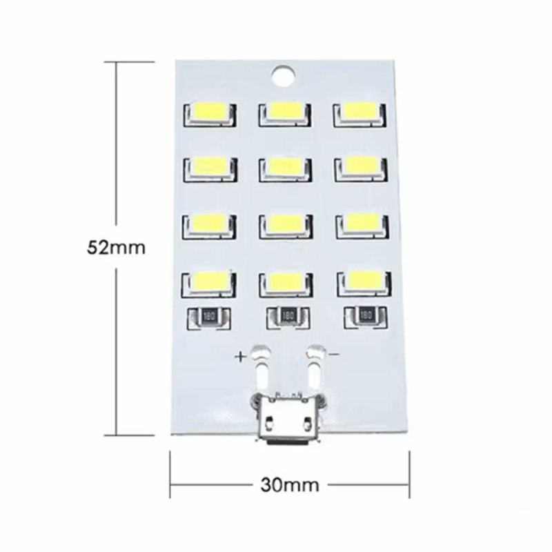 5730 5V 12 Led Board Microusb