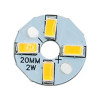 5730 6V 2W White 20mm 4 Led Module