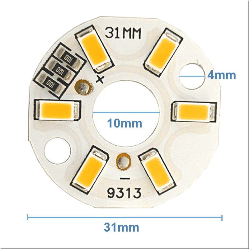 5730 5V 3W Yellow Led Module