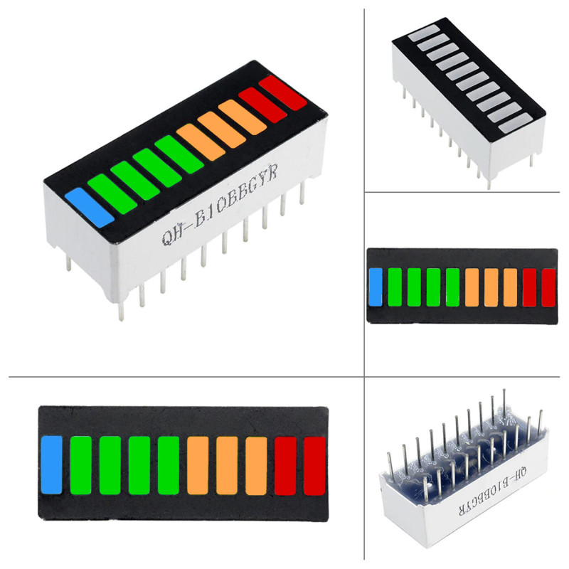 4 Color Bar Led 10 Segment