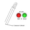 Led 5mm Red Green Common Cathode