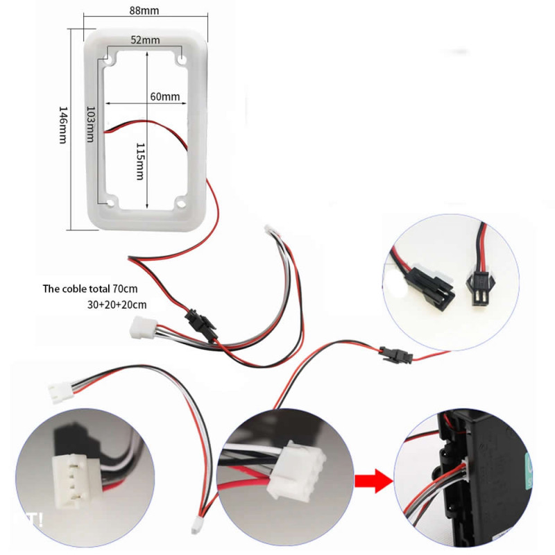 Coin Channel Rgb Led Frame