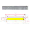 3W 60x8mm Cold White Strip Led Module