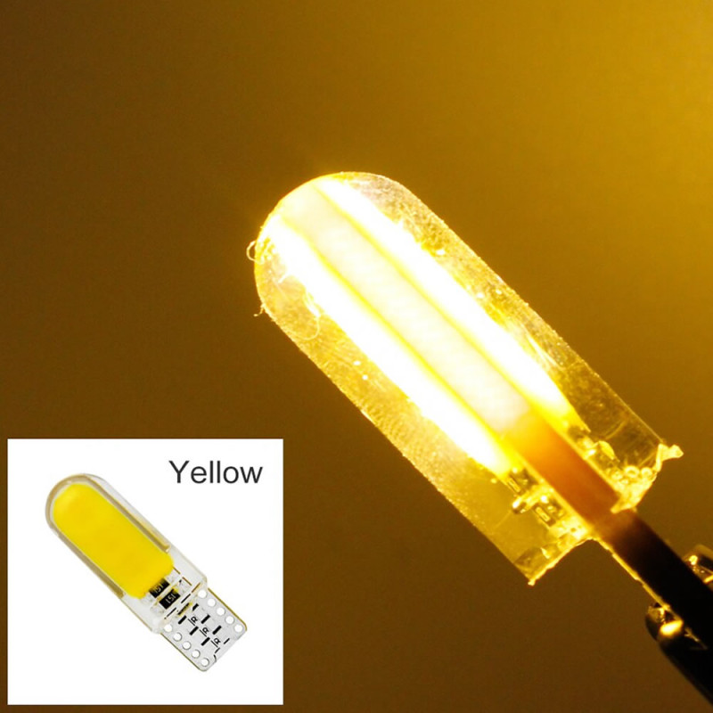 T10 Silicone Yellow Led