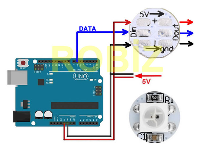 WS2812B 5050 RGB LED