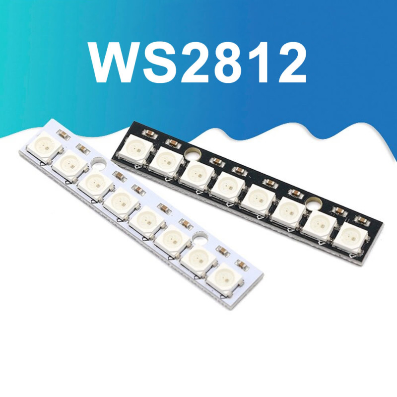 8x WS2812B 5050 RGB LED