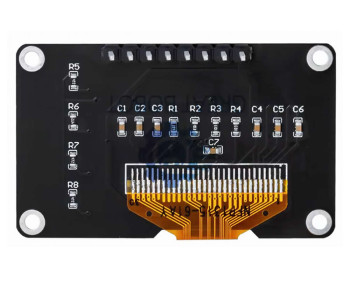 0.96 128x64 Oled Lcd Blue With Buttons