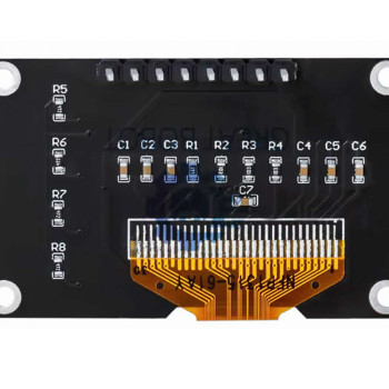 0.96 128x64 Oled Lcd Blue With Buttons