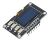 0.96 128x64 Oled Lcd Blue With Buttons