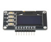 0.96 128x64 Oled Lcd Blue With Buttons