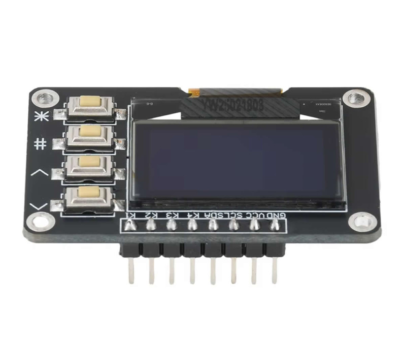 0.96 128x64 Oled Lcd Blue With Buttons