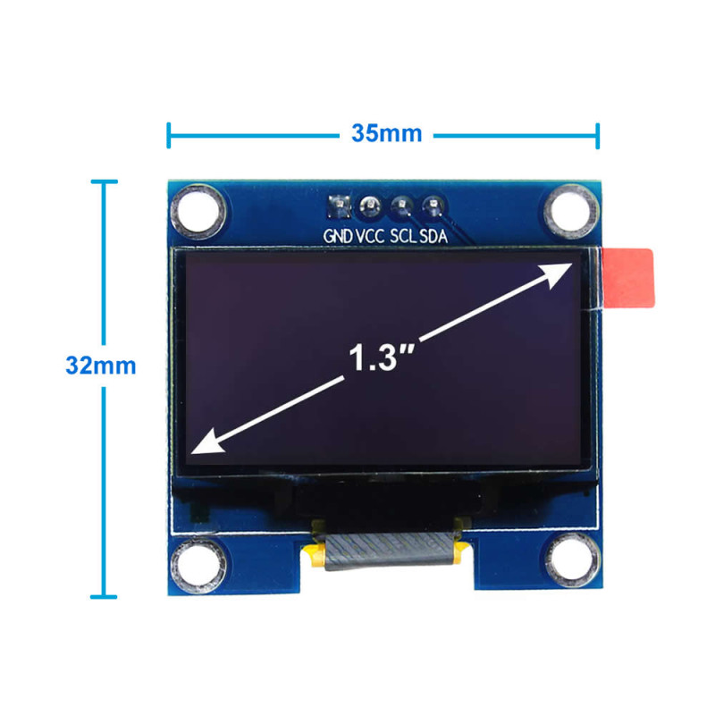 1.3 IIC Oled Lcd Blue