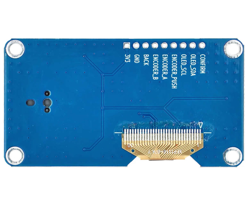 1.3 White Oled Encoder 2x Button