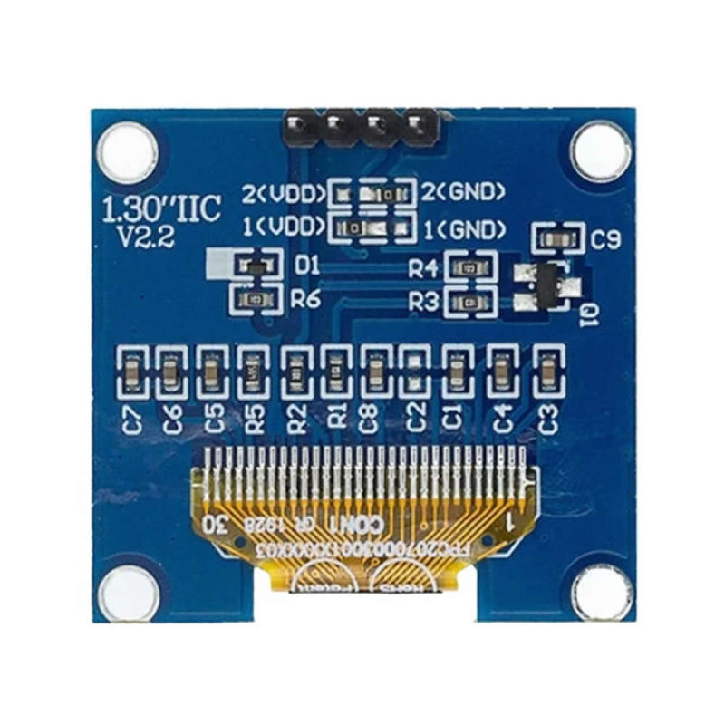 1.3 IIC Oled Lcd White