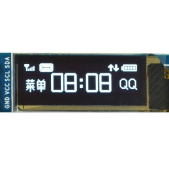 128x32 OLED LCD 0.91" BEYAZ
