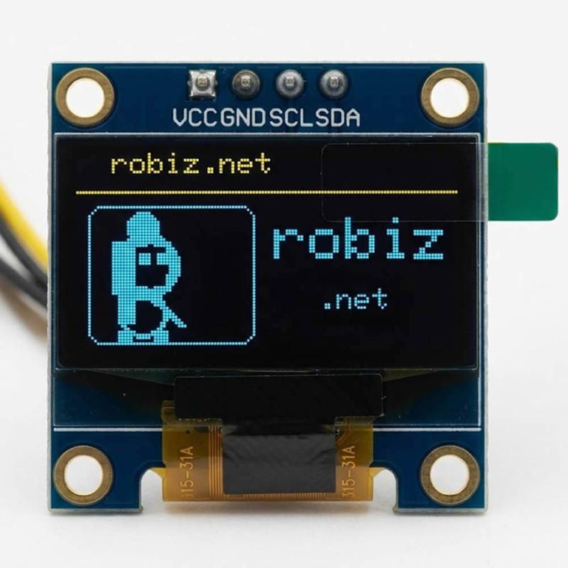 0.96 Inch Yellow Blue Oled Module