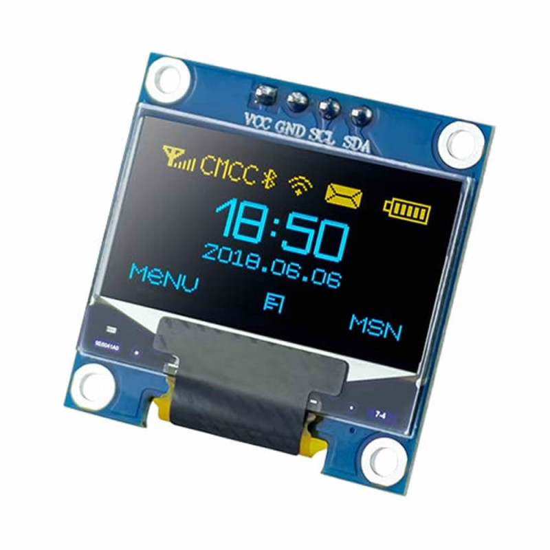 0.96 Inch Yellow Blue Oled Module