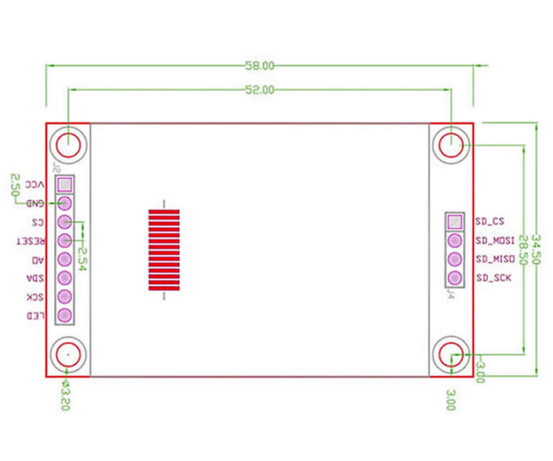 1.8 LCD TFT Module