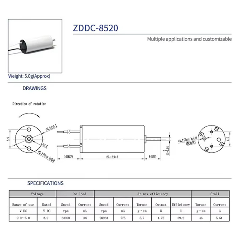 8520 DC Motor