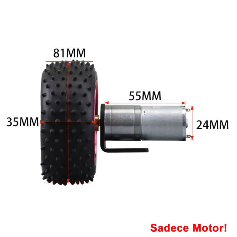 12V 5Rpm JGA25-370 Gear Reducer DC Motor
