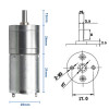 12V 30Rpm JGA25-370 Redüktörlü DC Motor