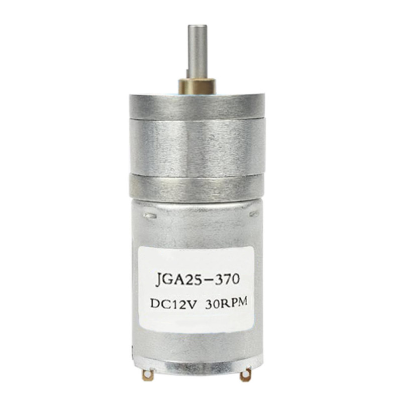 12V 30Rpm JGA25-370 Redüktörlü DC Motor