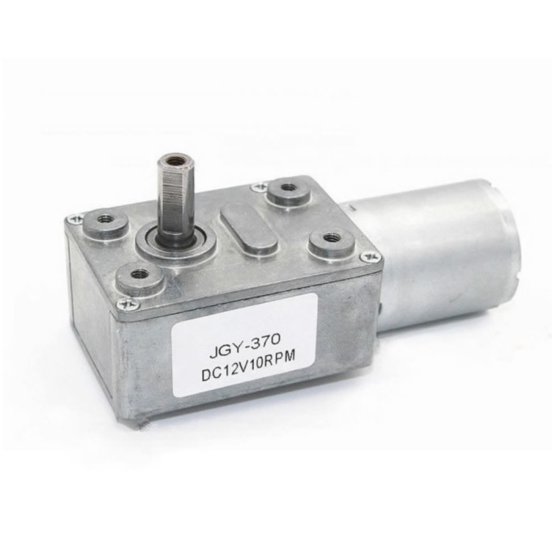 12V 10Rpm JGY370 Gear Motor DC
