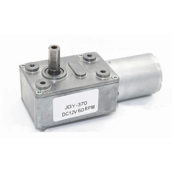 12V 60Rpm JGY370 Geared DC Motor