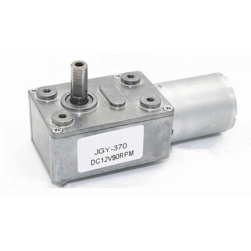 12V 90Rpm JGY370 Geared DC Motor