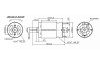 RS555 DC Motor 12V 7500Rpm