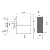 RS775 DC 12V Vibration Motor 8000rpm