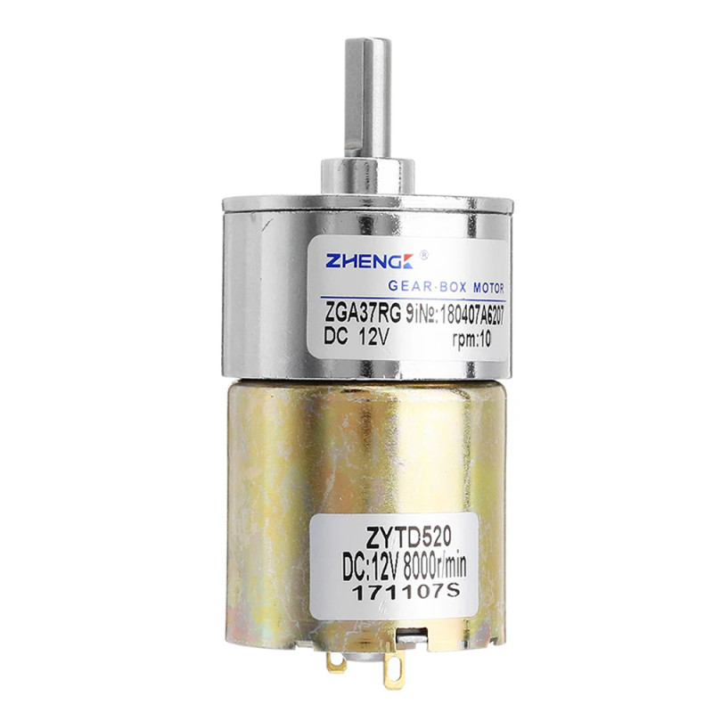 ZGA37RG DC Motor 12V 10Rpm