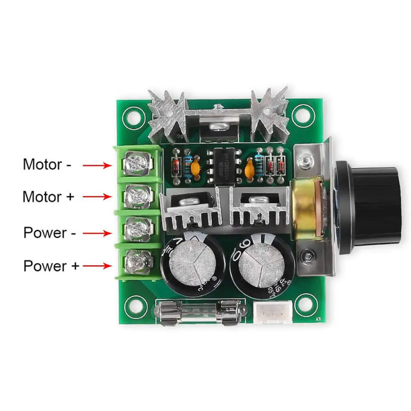 10A 40V DC Motor Speed Control Circuit