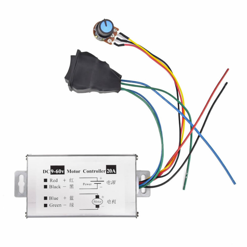 20A 60V DC Motor Speed Control Circuit