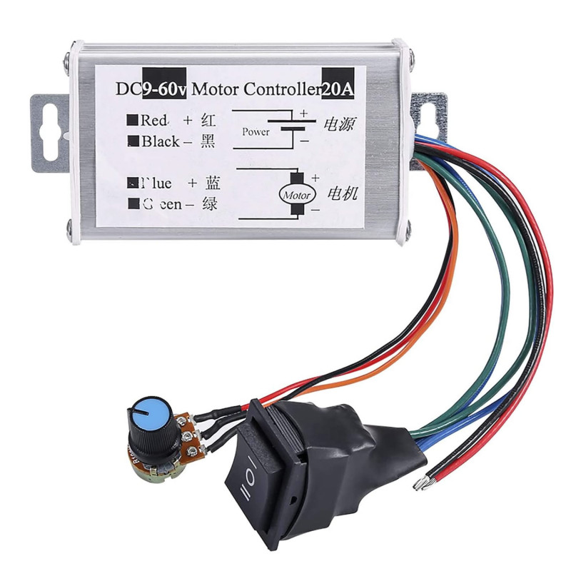 20A 60V DC Motor Speed Control Circuit