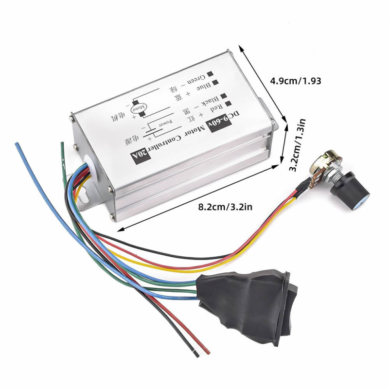 20A 60V DC Motor Speed Control Circuit